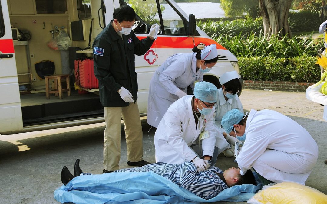Penyemprotan Disinfektan di Pelabuhan